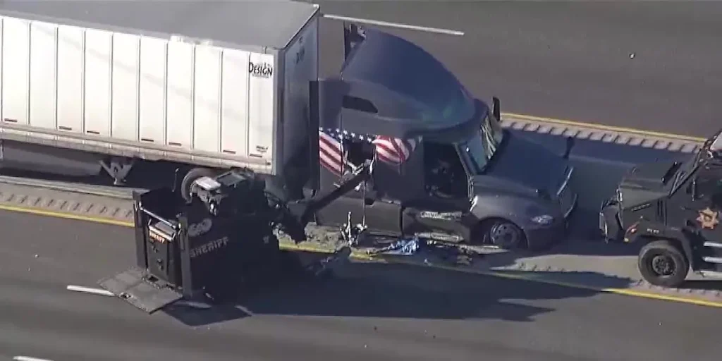 Dramatic End to Texas Highway Chase as Police Dismantle Truck Cab to Apprehend Driver