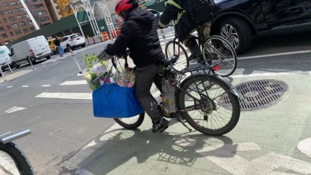 Man Riding an Electric Bicycle Was Killed After He Collided With a Tractor-trailer That Was Parked in Manhattan